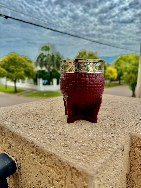 Mate Imperial Cuero Croco